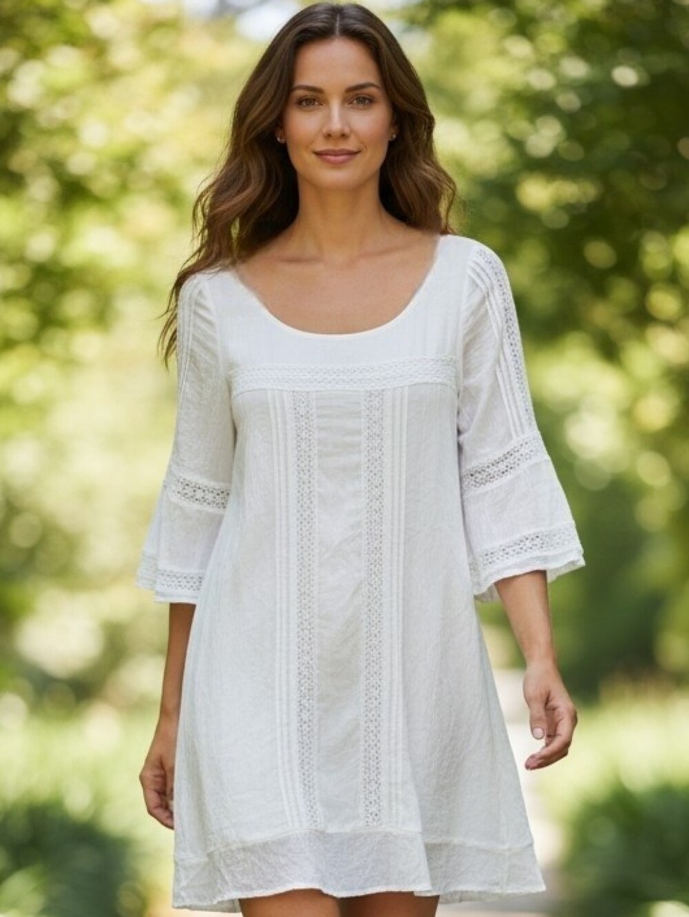 Sanctuary Clemence Boho Lace Shift Dress